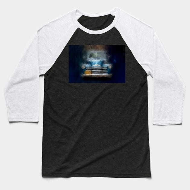 Classic Car Chevy Baseball T-Shirt by Hispaniola-Fineart